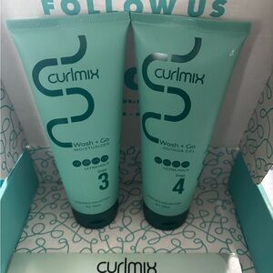 CurlMix Wash + Go Moisturizer and Gel Set